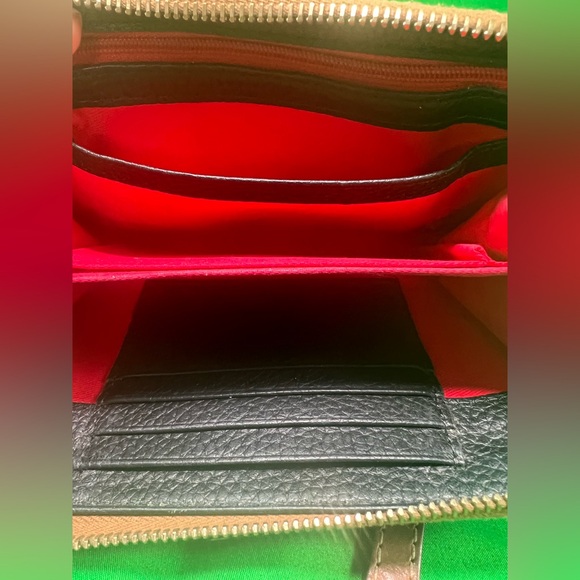 Dooney & Bourke blue pebble leather Wristlet Wallet - Picture 12 of 13